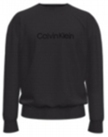 Calvin Klein L/S Relaxed Fit Logo Terry Crew 40CM270 - Black