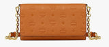 MCM Aren Crossbody Wallet in Monogram Leather-MXEBAKM01-Roasted Pecan-One Size