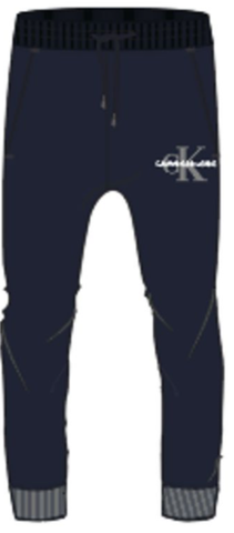 Calvin Klein Monogram Fleece Jogger 40GC202 - Peacoat