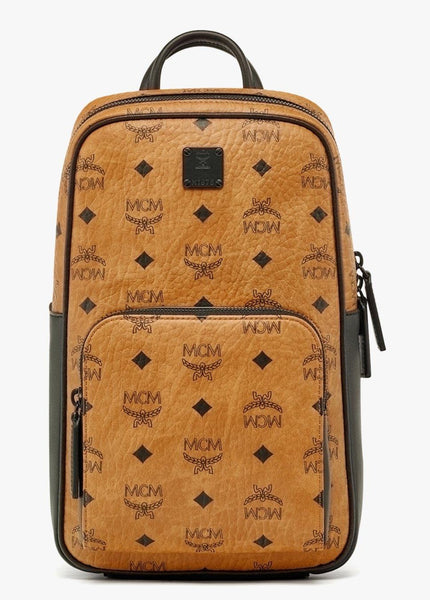 MCM Aren Sling Small-MMLDSTA01-Cognac – BK Brands