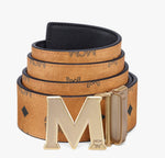 MCM Claus Reversible Belt Adjustable-MXBAAVI05-Cognac
