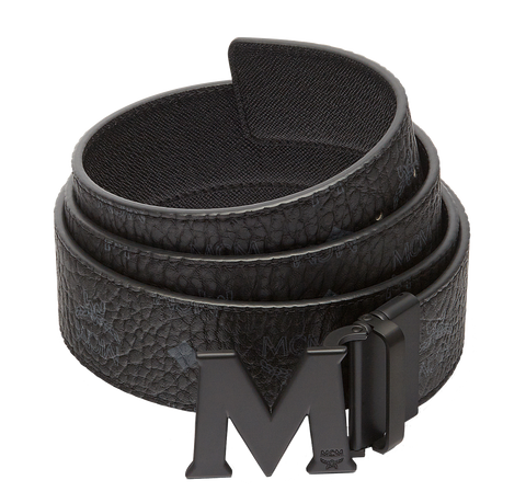 MCM Claus Reversible Belt Adjustable-MXBAAVI01-Black