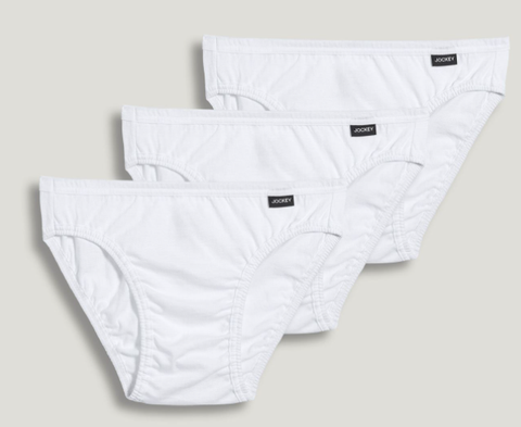 Jockey Elance Bikini - 3 Pack- 1014-White